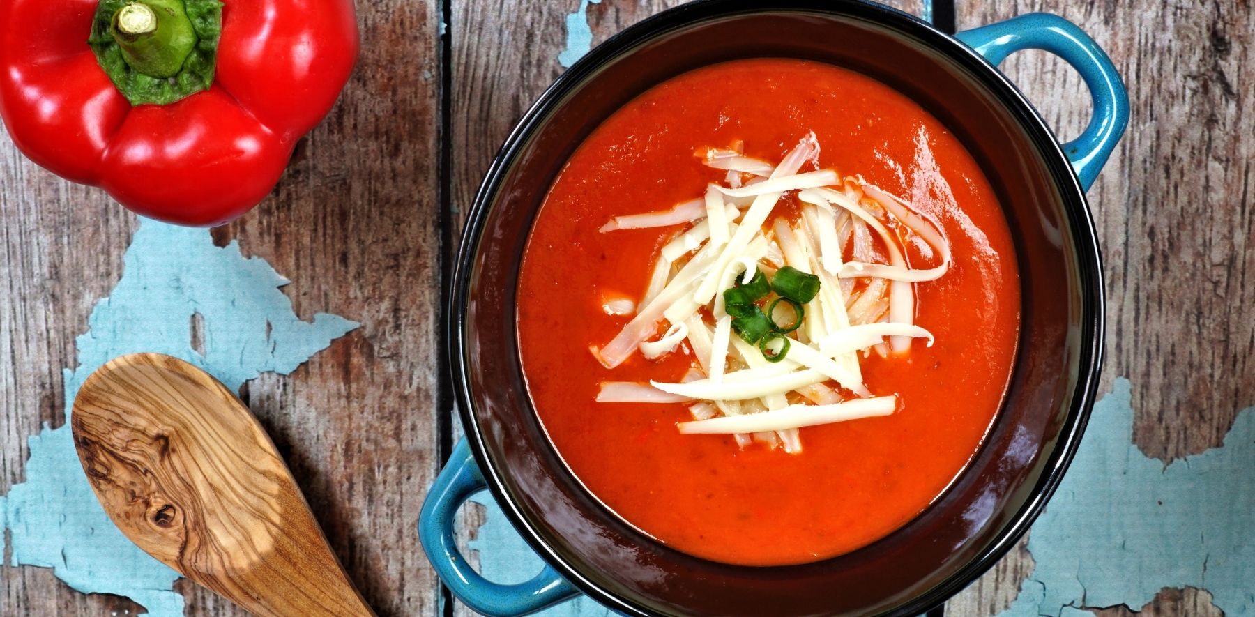 Red Pepper, Tomato &amp; Paprika Soup | Drew &amp; Cole
