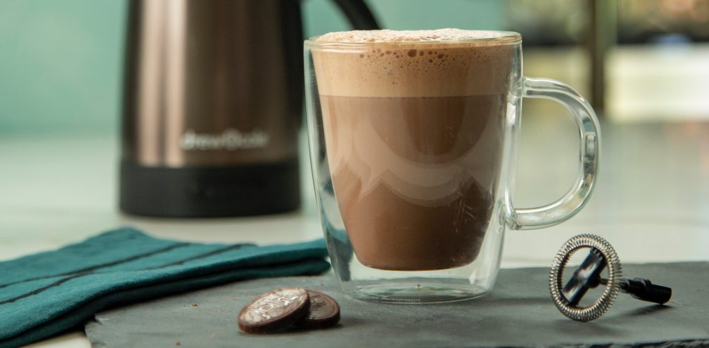 Frothy Hot Chocolate Drew & Cole